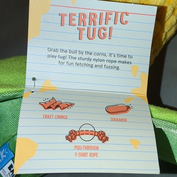 3 pc BBQ themed Bark Dog Toy Set - Corn, Rib, and Baked Potatoes BENEFITS RESCUE - Picture 12 of 12